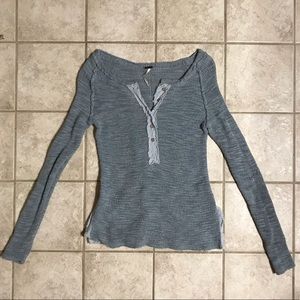Free People Woven Sweater, Size XS